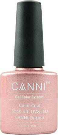 Canni Classic Ημιμόνιμο Βερνίκι Νυχιών 184 Pink Glitter με Glitter 7.3ml