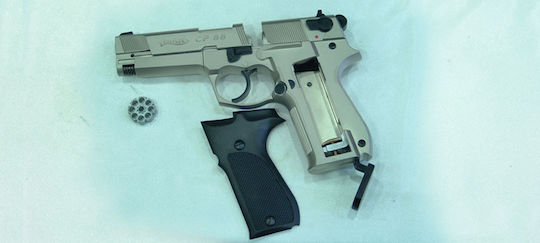 Umarex Αεροβόλο Πιστόλι CO2 Walther CP88 Nickel Μεταλλικό 4.5mm