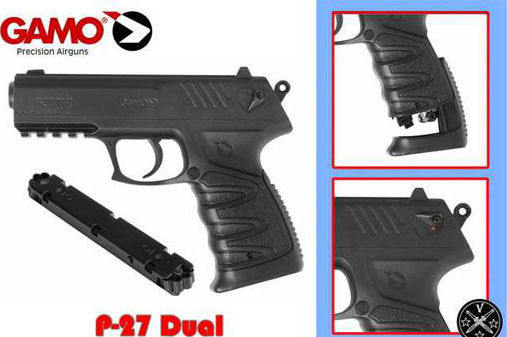 Gamo CO2 Air Pistol P-27 Dual (Pack) 4.5mm