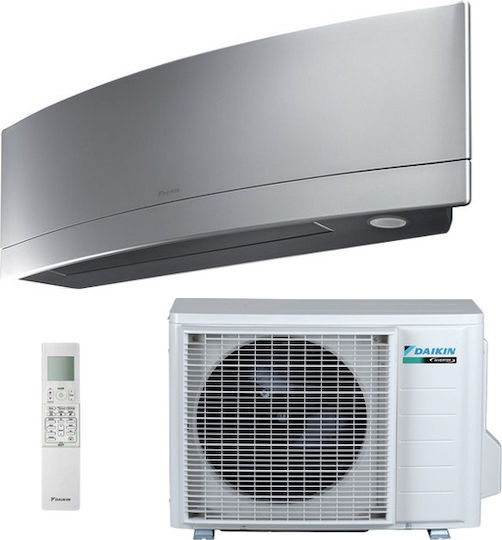 Daikin Emura FTXJ-MS Air Conditioner Inverter 9000 BTU A+++/A++ with Silent Operation Silver