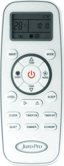 Juro-Pro Refresh Eco 12K Inverter-Klimaanlage 12000 BTU A++/A+ mit Ionisator