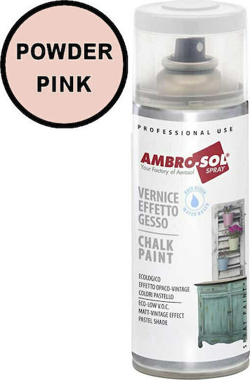 Ambro-Sol Chalk Paint Spray Of Chalk Powder Pink 400ml V404RC