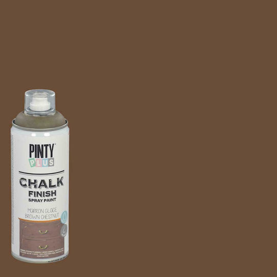 Pinty Plus Chalk Finish Paint Spray Chalks Chestnut Brown 400ml CK790