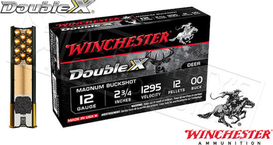 Winchester Cartridges Double-X 12pellets Magnum 5pcs