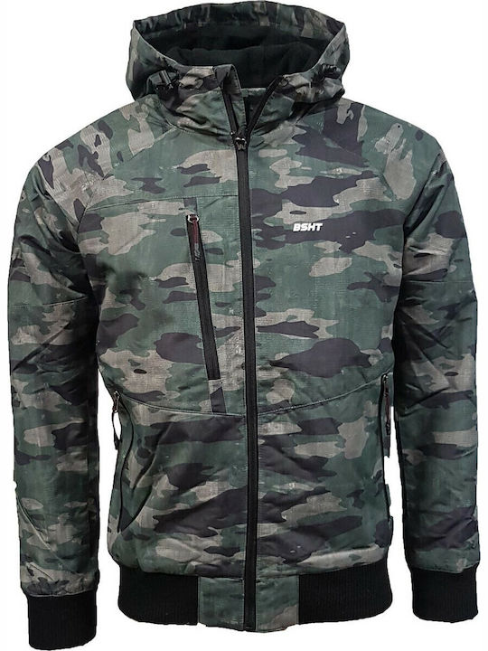 Χειμωνιάτικο Μπουφάν Bomber Αδιάβροχο Camouflage