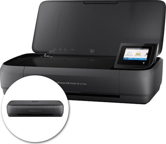 HP OfficeJet 250 Mobile All-in-One Colour All In One Inkjet Printer with WiFi and Mobile Printing
