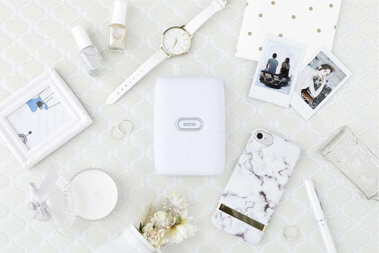 Fujifilm instax mini Link Zink Fotodrucker mit Bluetooth White