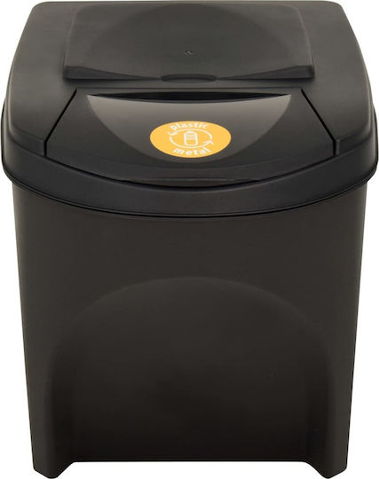 vidaXL Plastic Waste Bin 4x100lt Black