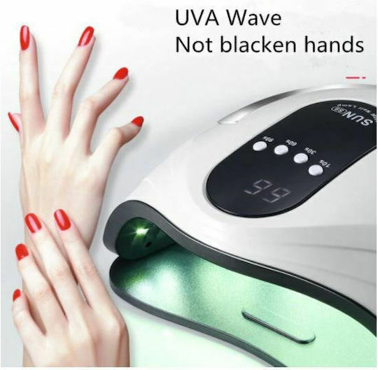 Sun S9 Nail Polish Curing Lamp UV / LED 120W White