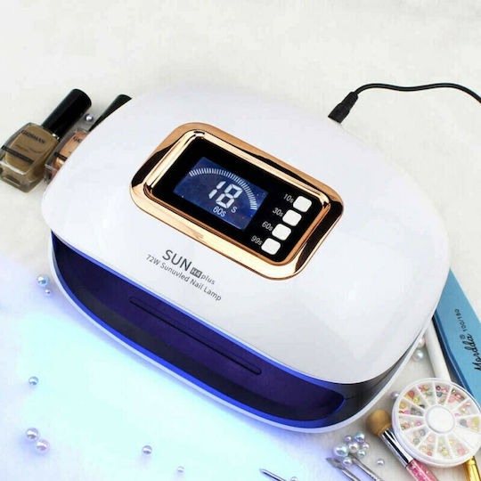 SUN ONE UV H4 Plus Nail Polish Curing Lamp UV / LED 72W Blue