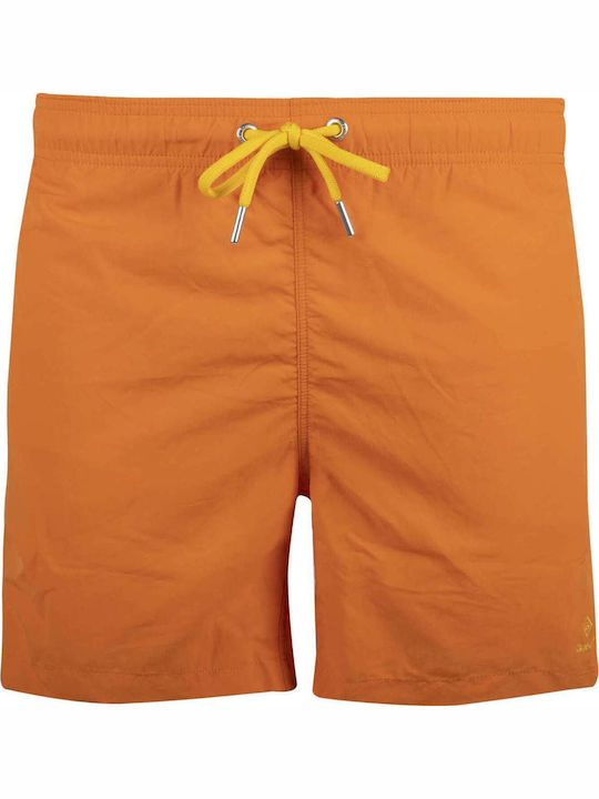 Costume De Baie Bărbați Pantaloni Scurți Portocalii