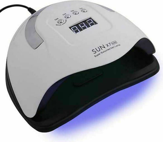 Sun Χ7 Max Nail Polish Curing Lamp UV / LED 150W White