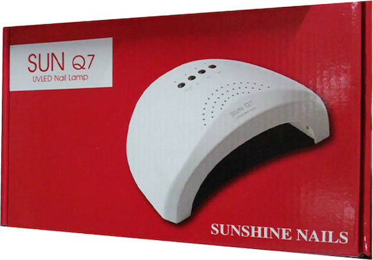 Sun Q7 Nail Polish Curing Lamp UV / LED 48W White