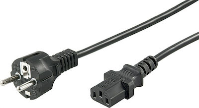 Goobay U/UTP Kat.5e Ethernet-Netzwerkkabel 2m Schwarz