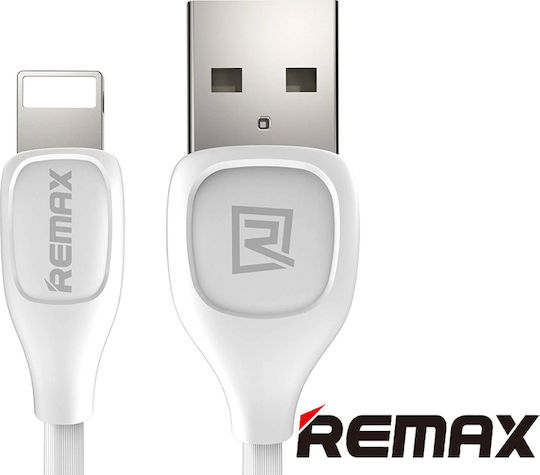 Remax Regular USB to Lightning Cable Λευκό 1m (Lesu)