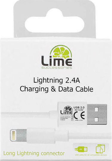 Volte-Tel Lime L01 USB-A zu Lightning Kabel Weiß 1m (8215346)