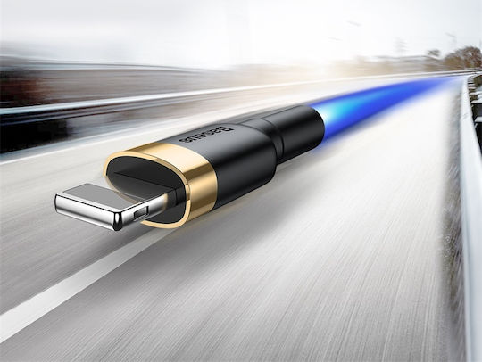 Baseus Cafule IP Edition Braided USB-A to Lightning Cable Gold 1m (CALKLF-BV1)