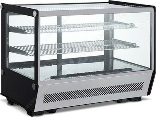 Karamco Kühlvitrine Tischgerät mit 3 Ebenen mit Kapazität 160Es 90x53x73cm GN-900RT