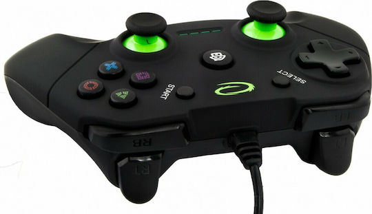 Esperanza Vanquisher Ενσύρματο Gamepad για PC / PS3 Μαύρο
