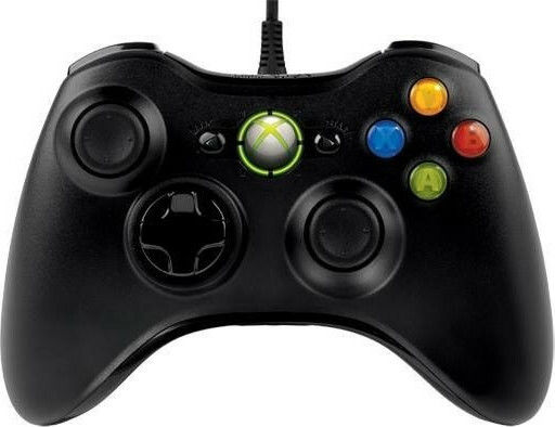 Factory Cu fir Gamepad pentru Xbox 360 Negru