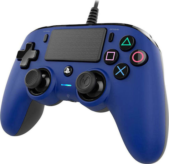 Nacon Wired Compact Controller für PS4 Blue
