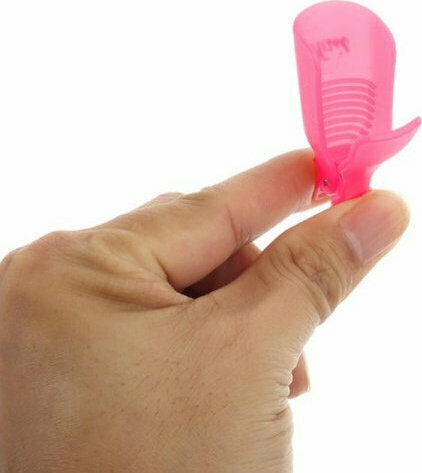 GlobalExpress Set of 10 Clips for Removal of Nail Polishes & Artificial Nails Clothespin 51759