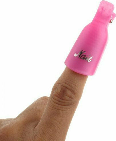 GlobalExpress Set of 10 Clips for Removal of Nail Polishes & Artificial Nails Clothespin 51759