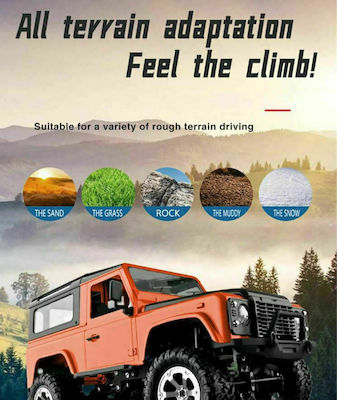 Fayee FY003-1 FPV Camera Wheels & Chains Land Rover Defender style 4WD Τηλεκατευθυνόμενο Αυτοκίνητο 4WD