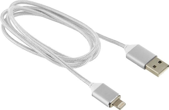 Magnetic USB to Lightning Cable Γκρι 1m