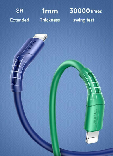 Usams U68 USB-A zu Lightning Kabel Schwarz 1m (SJ500USB01)