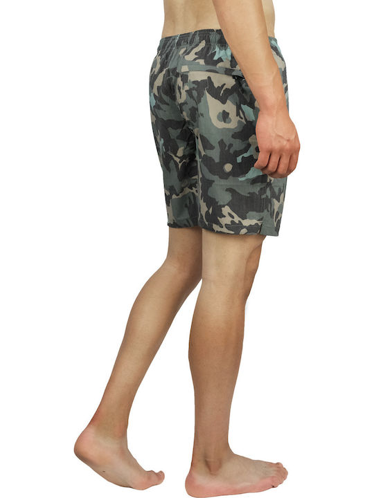 Men's Swimwear Shorts Olive Camo