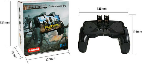 K21 Ενσύρματο Gamepad για Android / iOS Μαύρο