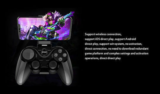 iPega 9128 Black Kingkong Ασύρματο Gamepad για Android / iOS Μαύρο