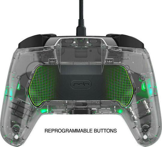 PDP Afterglow Deluxe+ Audio Ενσύρματο Gamepad για Switch Grey