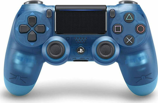 Factory Doubleshock Ασύρματο Gamepad για PS4 Transparent Blue