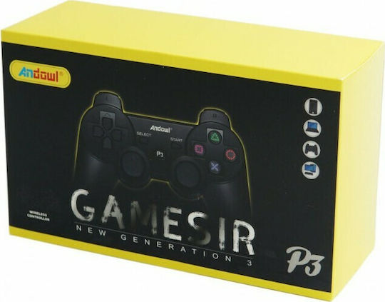 Andowl Gamesir Ασύρματο Gamepad για PS3 Μαύρο