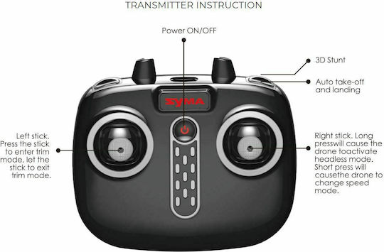 Syma X20P Dron Copii 2.4 GHz fără Cameră
