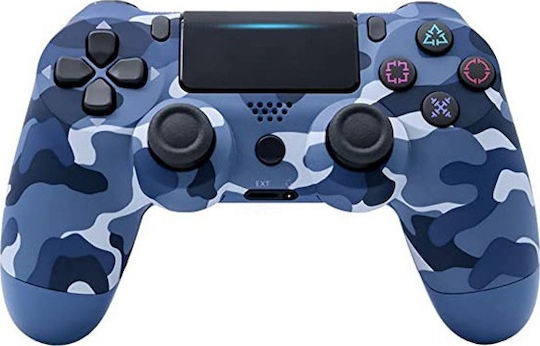 Doubleshock Ασύρματο Gamepad για PS4 Camouflage Blue