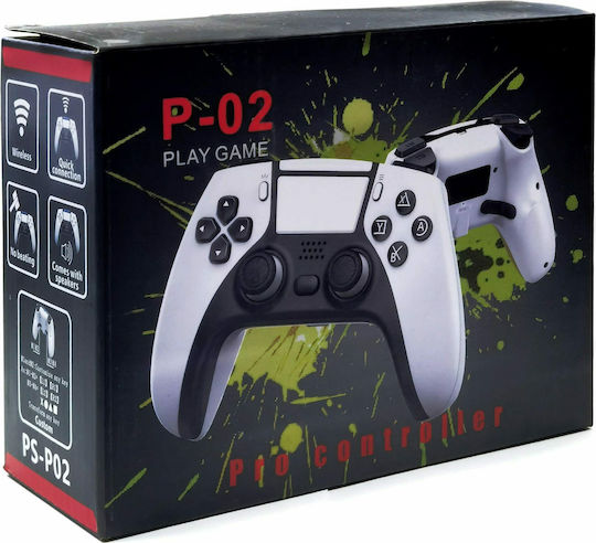Factory P-02 Kabellos Gamepad für PS4 Weiß
