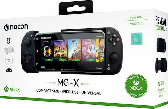 Nacon MG-X Ασύρματο Gamepad για Android Μαύρο