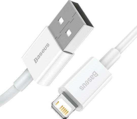 Baseus Superior Series USB-A to Lightning Cable White 1.5m (CALYS-B02)