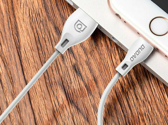 Dudao L4L USB-A to Lightning Cable White 1m
