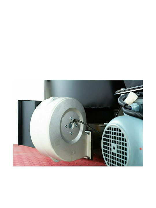 Werstahl BioHydro 30 Ενεργειακό Τζάκι Pellet Καλοριφέρ 30.11kW Ίσιο με Συρόμενη Πόρτα