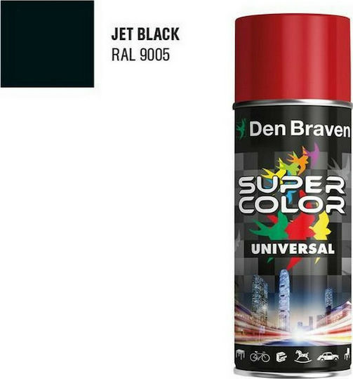 Bostik Den Braven Spray Paint SC Universal with Matt Effect Black RAL 9005 400ml