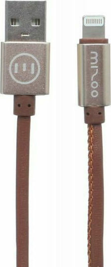 Regular USB to Lightning Cable Καφέ 1m (X19)