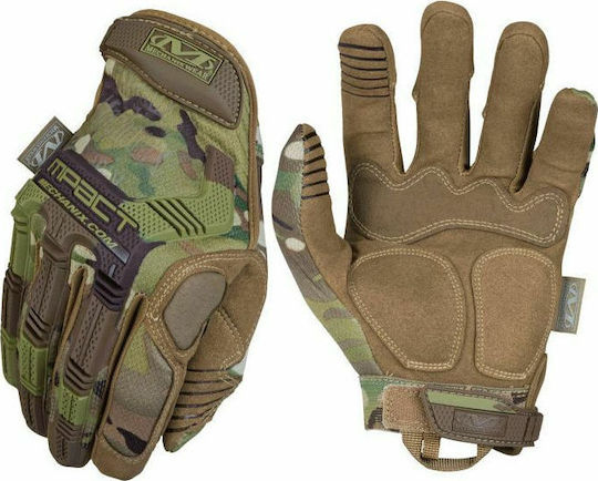 Mechanix Wear M-Pact Military Gloves Multicam In Beige Colour