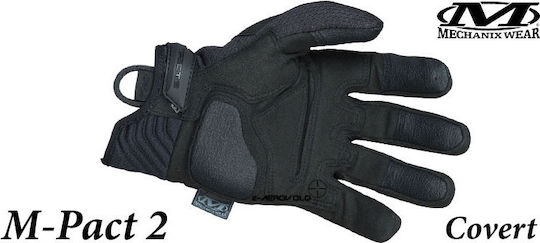 Mechanix Wear M-Pact 2 Military Gloves Covert Black In Black Colour