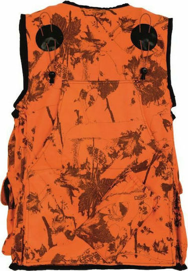 Dispan Hunting Vest Camouflage Orange
