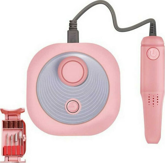 JMD-102 Pro Τροχός Νυχιών Ρεύματος 30W Ροζ με 35000 Στροφές ανά Λεπτό