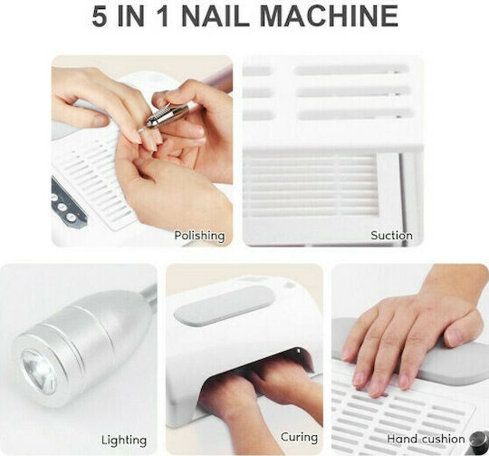 Factory Salon Expert 5 in 1 BQ-777 Nail Drill Power 80W White with